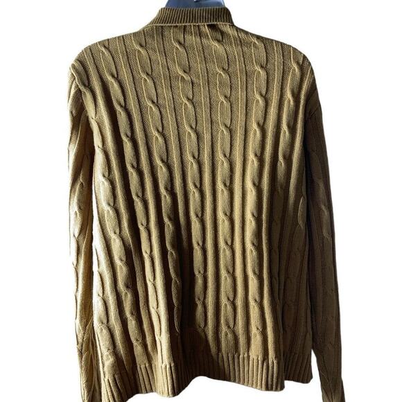 Vintage Karen Scott Cable Knitted Cardigan Sweater Button-Up Women's Size Large - Picture 8 of 11